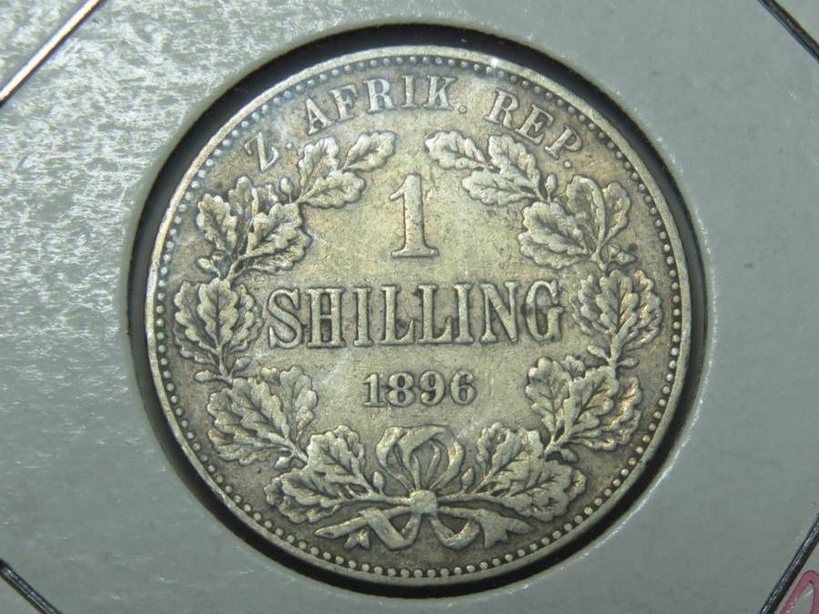 1896 ZAR Kruger one Shilling