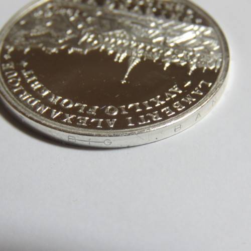 German 1739 City of Freiburg Commemorative 1980 proof silver medallion