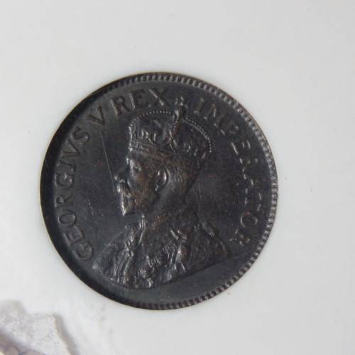 1928 SA Union farthing 1/4d graded MS 63 BN by NGC
