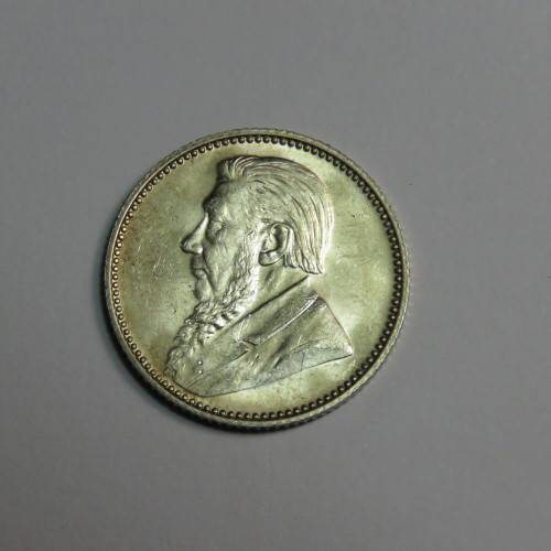 1897 ZAR Kruger 6d sixpence UNC with Lustre