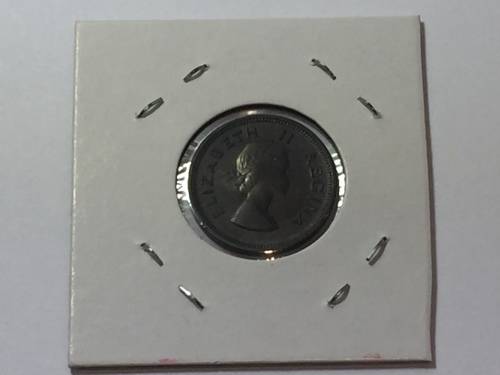 South Africa 1959 farthing DARK BROWN - AU+/UNC