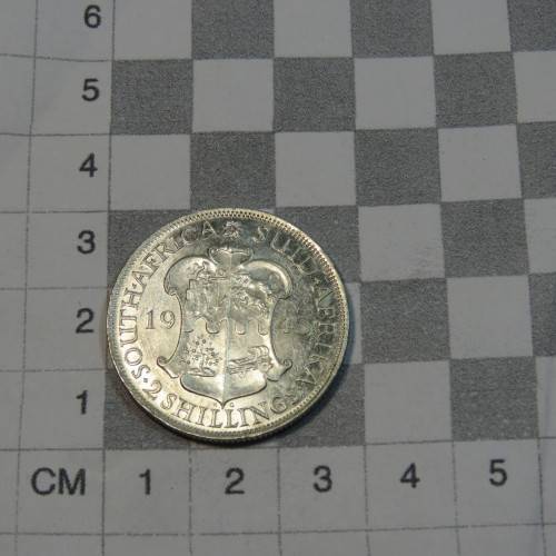 1943 South Africa two shilling - UNC