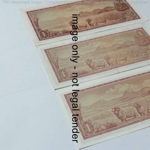 Tw de Jongh 1st, 2nd and 3rd Issue R1 banknotes - all in good condition