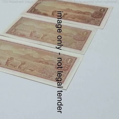 Tw de Jongh 1st, 2nd and 3rd Issue R1 banknotes - all in good condition