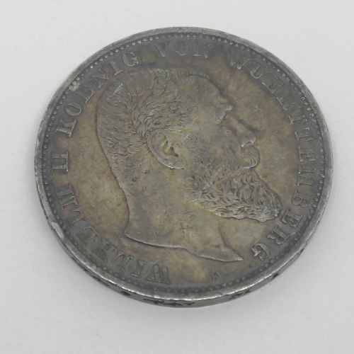 Germany Wuertemberg 5 Mark 1907 XF+