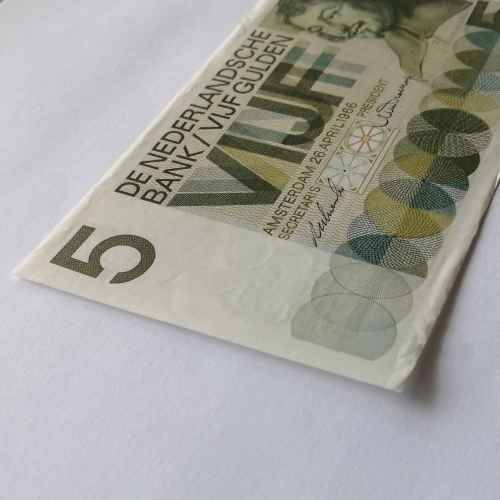 Netherlands 1966 aUNC 5 Gulden