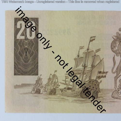 GPC de Kock 3rd Issue R20 replacement note Z17 with number 992200 uncirculated