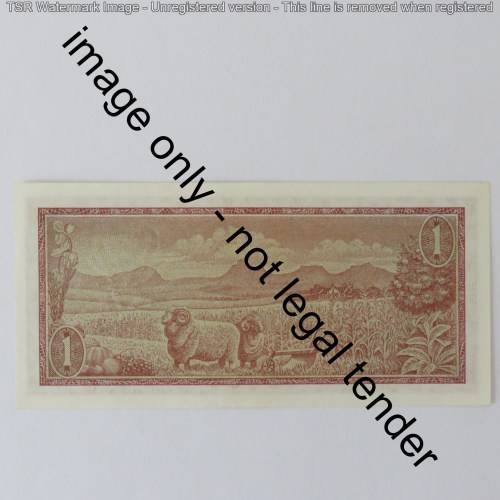 TW de Jongh 2nd issue pair of uncirculated R1 notes