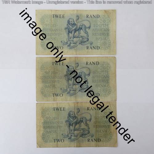 Rissik lot of 15 R2 notes all different prefix