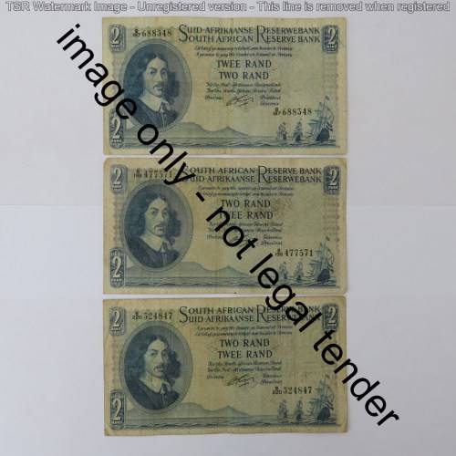 Rissik lot of 15 R2 notes all different prefix