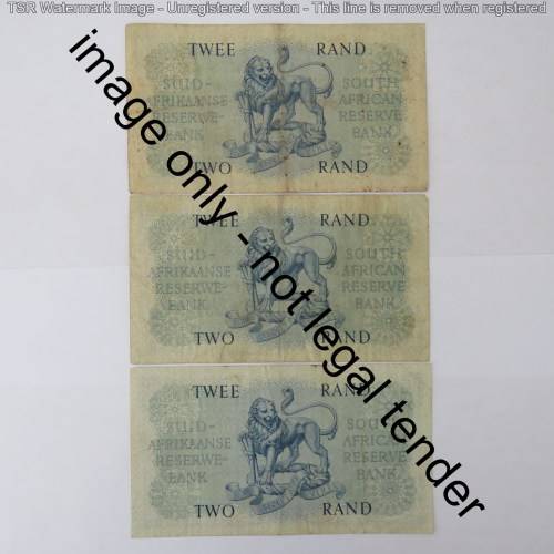 Rissik lot of 15 R2 notes all different prefix