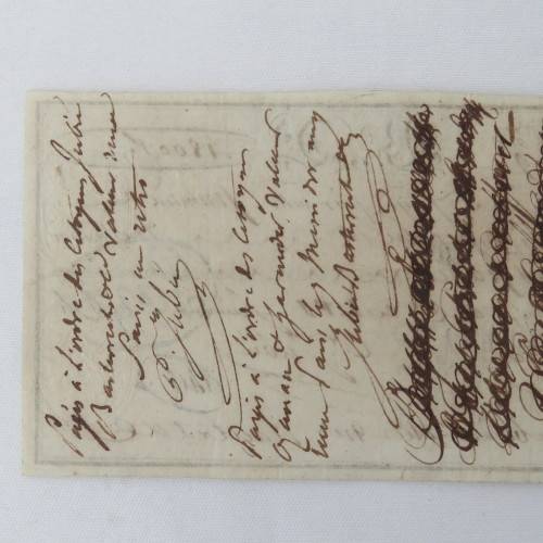 1805 French Napoleonic Bill of Exchange - 4800 Francs