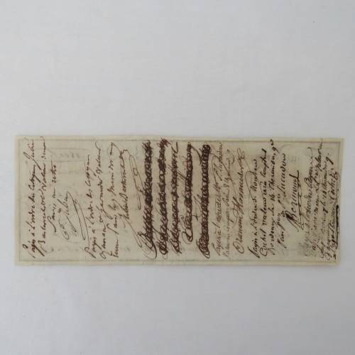 1805 French Napoleonic Bill of Exchange - 4800 Francs