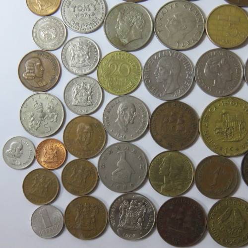 Lot of 50 mixed world coins - Vintage