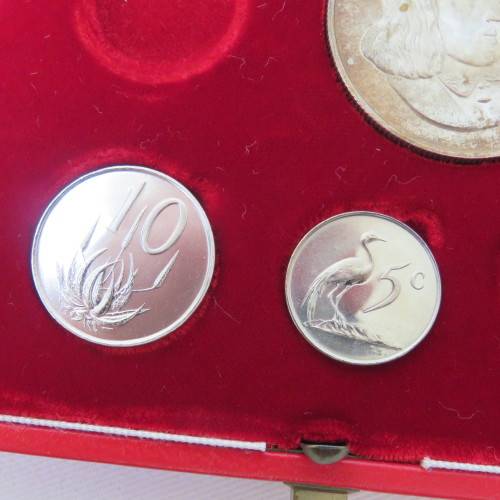 1966 RSA short proof set in long proof box - Afrikaans R1