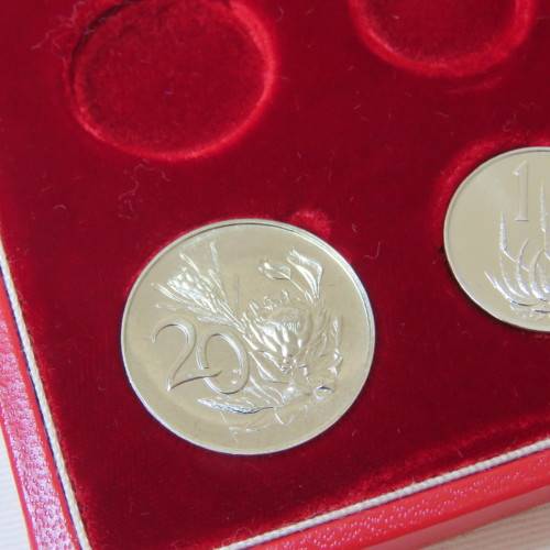 1966 RSA short proof set in long proof box - Afrikaans R1
