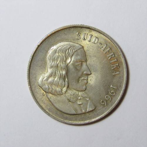 South Africa 1966 R1 double struck clearly visible on R and A of R1