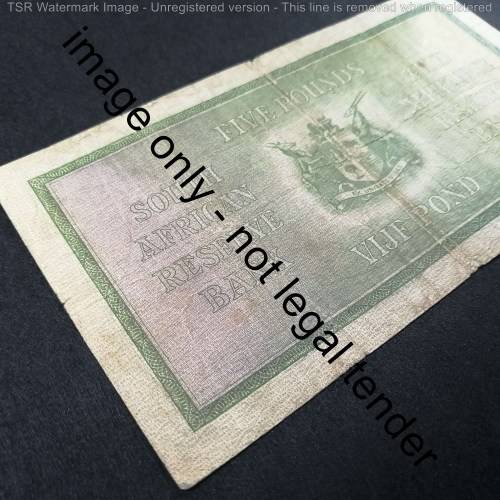 WH Clegg Third issue 2 April 1928 Five Pounds in reasonable condition