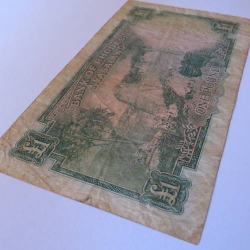Rhodesia and Nyasaland One Pound 13 January 1961 X67