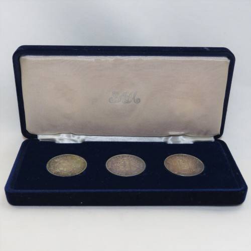 1988 RSA proof silver R1 set - Groot Trek, Dias, Huguenots