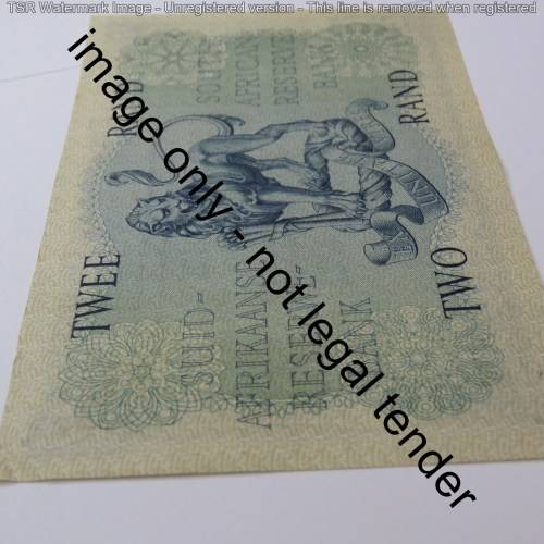 MH de Kock 4th Issue R2 banknote uncirculated with centre crease