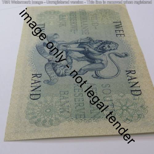 MH de Kock 4th Issue R2 banknote uncirculated with centre crease