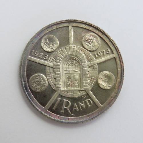 1974 South Africa silver proof R1 - Top condition