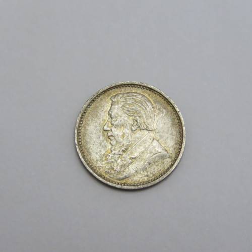 1896 ZAR Kruger three pence AU with mint lustre