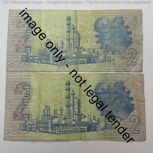 Lot of 4 different types R2 notes