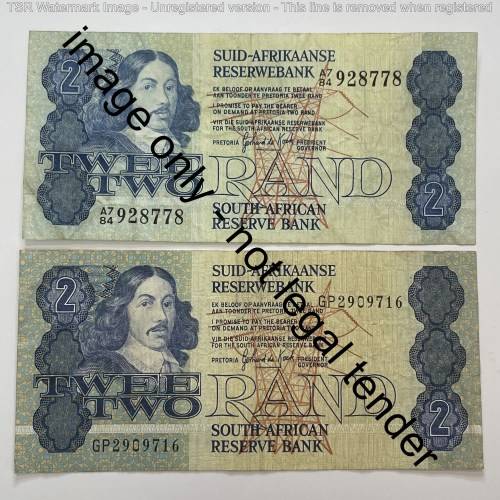 Lot of 4 different types R2 notes
