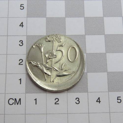 1990 South Africa Error 50 cent - Misstruck
