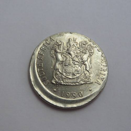 1990 South Africa Error 50 cent - Misstruck