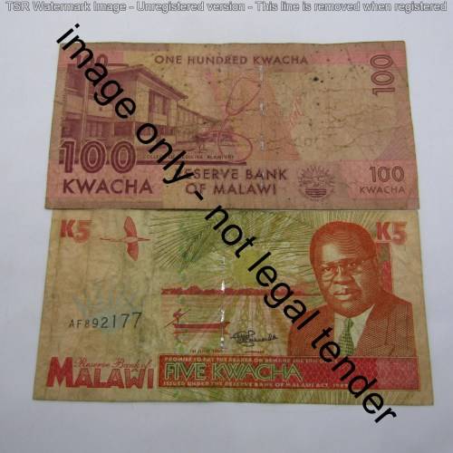 Lot of 10 old world banknotes