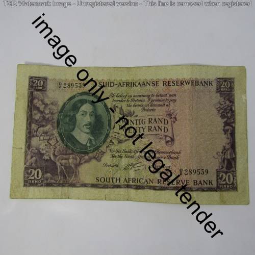 South Africa G Rissik R20 1962 - D2