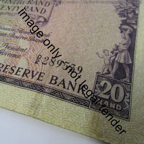 South Africa G Rissik R20 1962 - D2