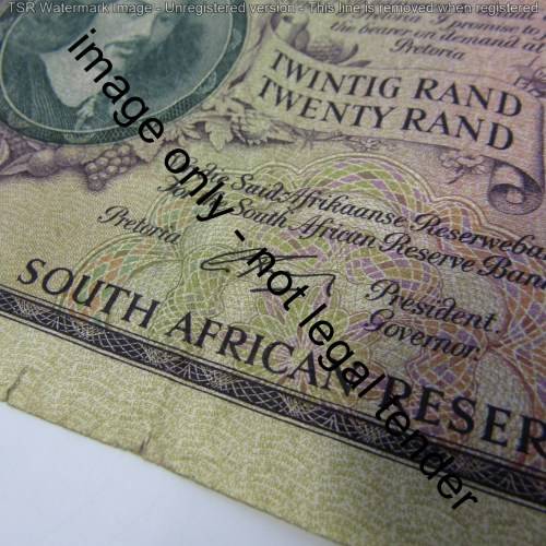 South Africa G Rissik R20 1962 - D2