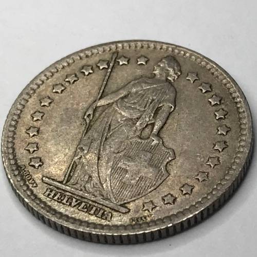 1921 Switzerland Silver Franc