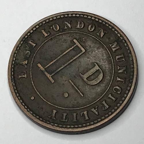 East London Municipal Ferry 1d Token
