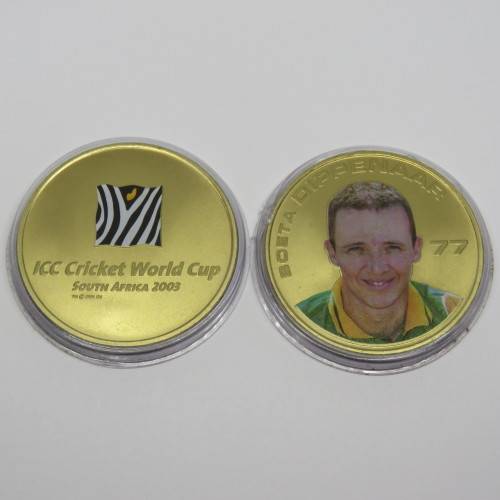 Pair of SA 2003 ICC Cricket world cup medallions