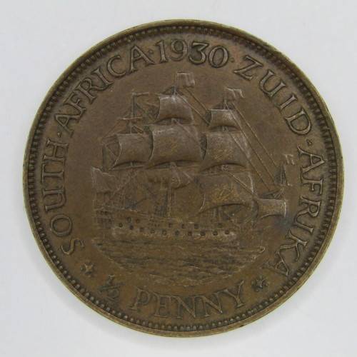 1930 SA Union Half Penny - XF