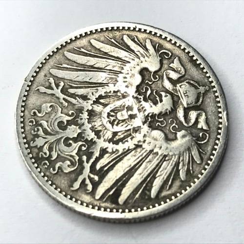 1913 G Germany Reich 1 Mark - VF - SCARCE