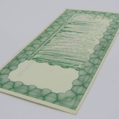 Zimbabwe $100000 - Bearer cheque 1 October 2005 uncirculated - Dirty corner ZW 61