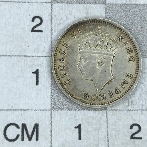 1939 Rhodesia three pence - XF