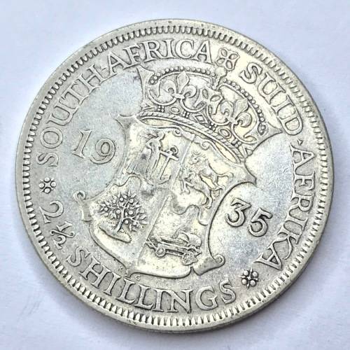 1935 SA Union Half Crown - VF