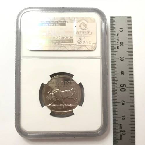 2000 RSA Mandela R5 graded MS 65 by NGC