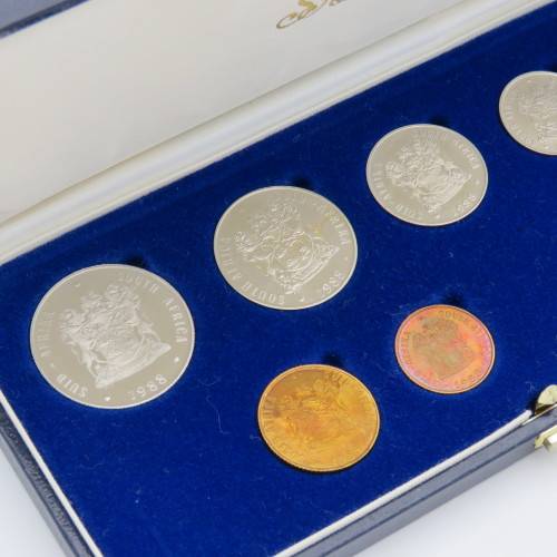 1988 RSA short proof set with silver R1