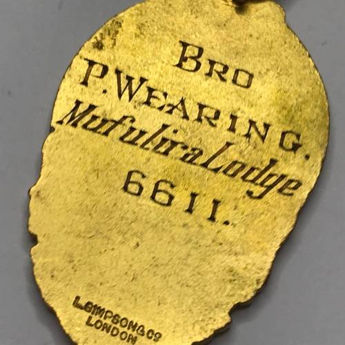 R.A.O.B - Coronation of George 6 medallion - 1937