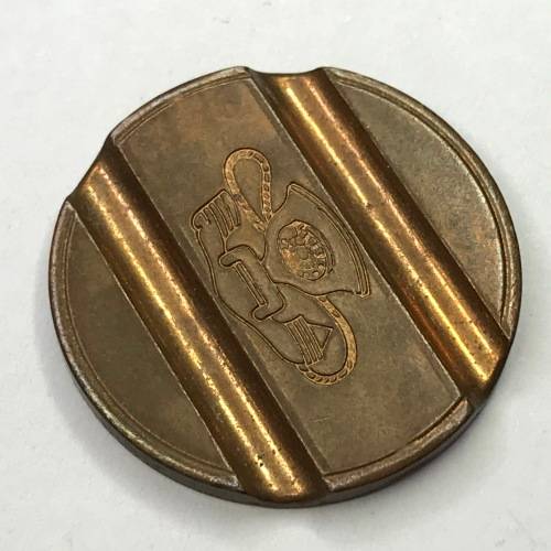 Gettone telephone token no 7609