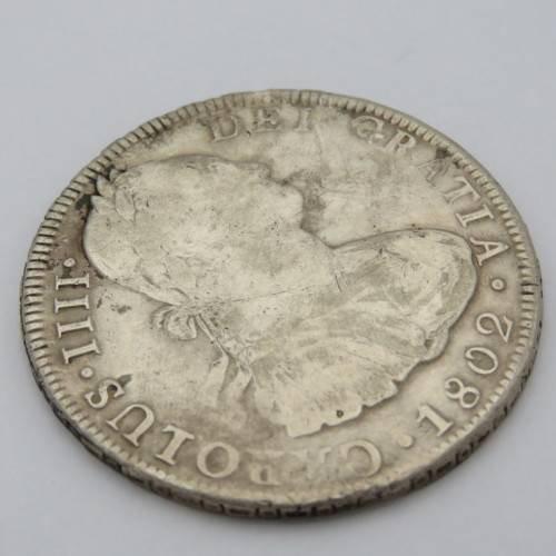 1802 Spain Colonial 8 Real - Potosi Bolivia - Charles 4