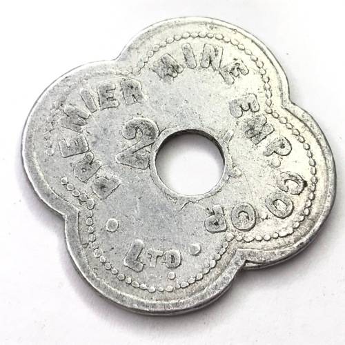 Premier Transvaal Co - 20 with hole